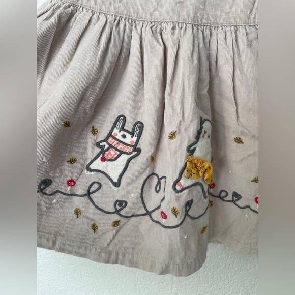 Du Pareil au Mem Corduroy Fabrique Baby Dress 18 months - Picture 3 of 6